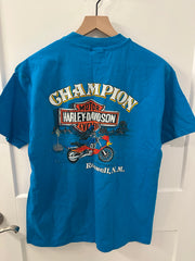 Vintage Harley Davidson Road Runner Roswell New Mexico Tee - Size L
